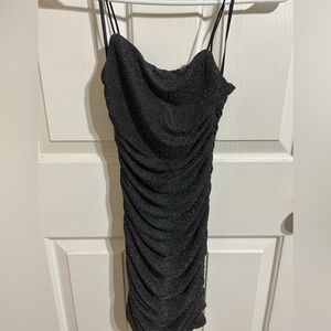 Princess Polly black sparkly dress.